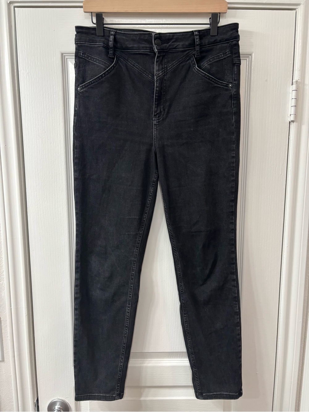 We The Free Black Skinny High-Rise Jeans